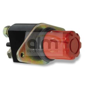 Twist actuated battery isolator